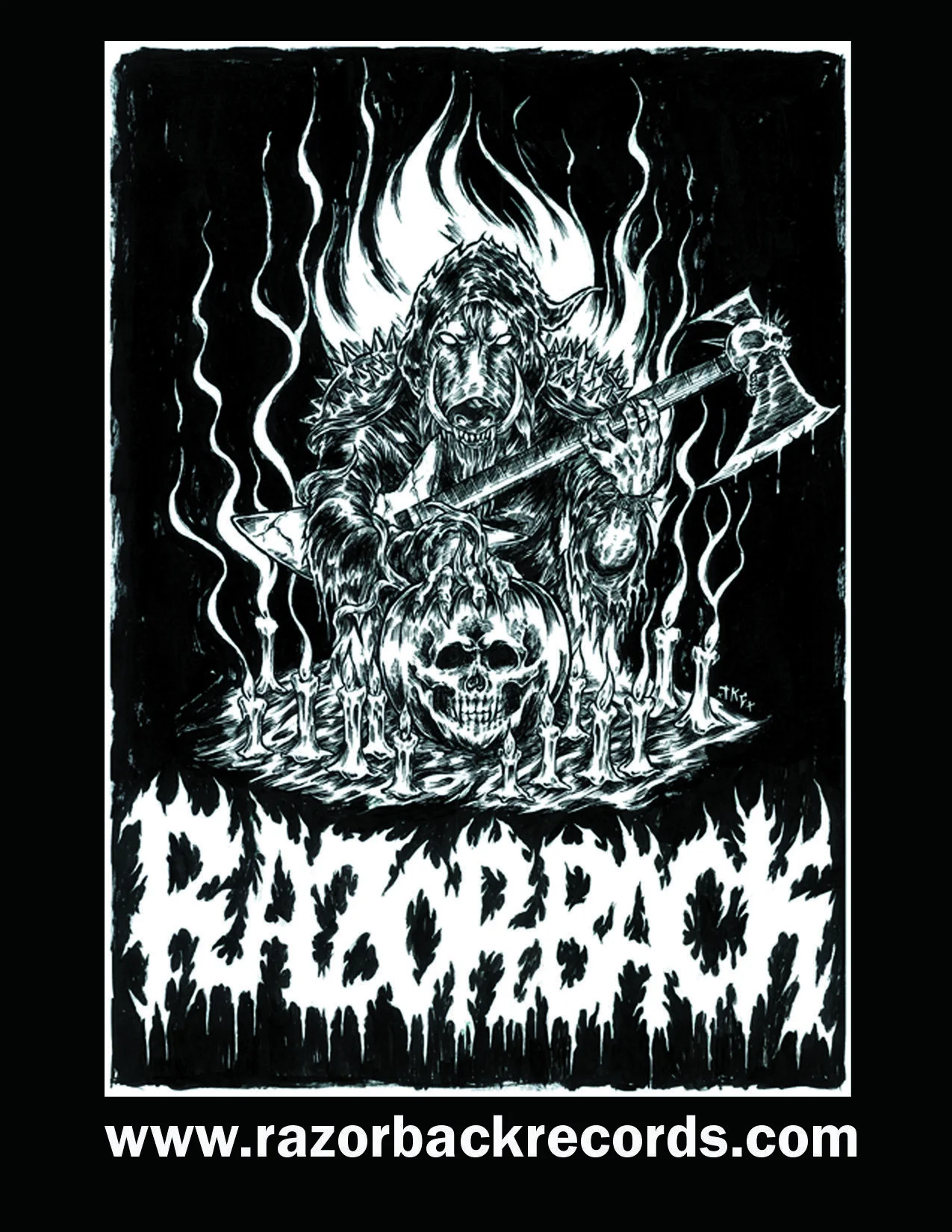 Billy Nocera Razorback Records logo