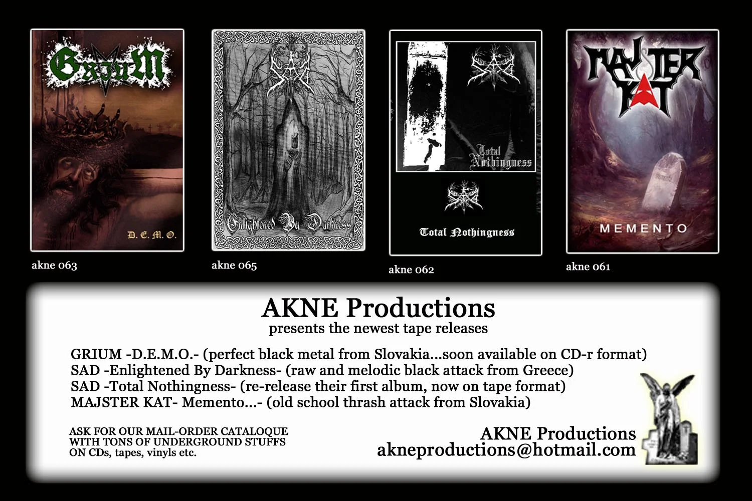 Akné Productions reklama 2